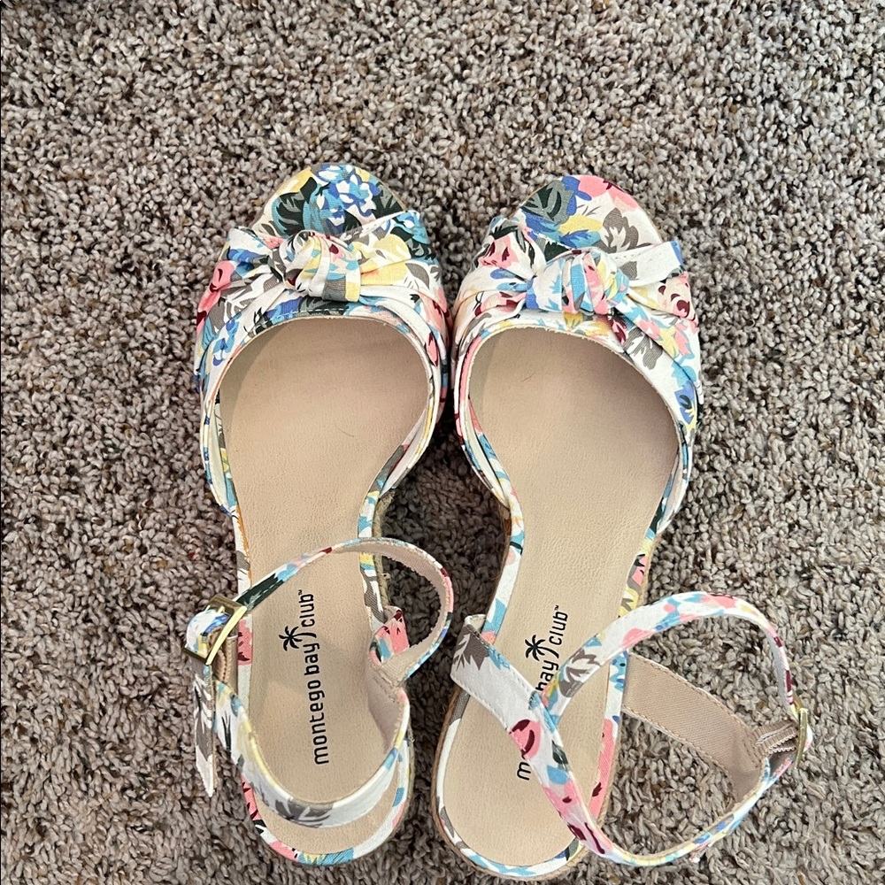 Montego Bay Club Floral Espadrilles - Multicolor